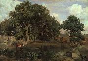 Jean Baptiste Camille  Corot, Forest of Fontainebleau